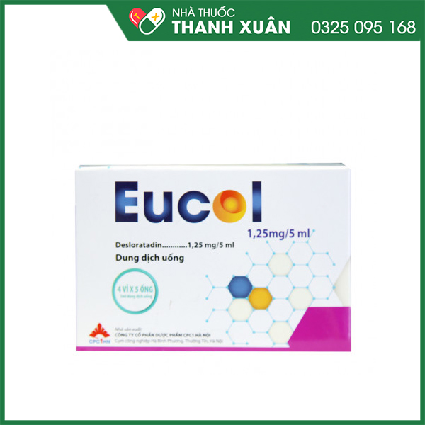 Eucol điều trị viêm mũi dị ứng